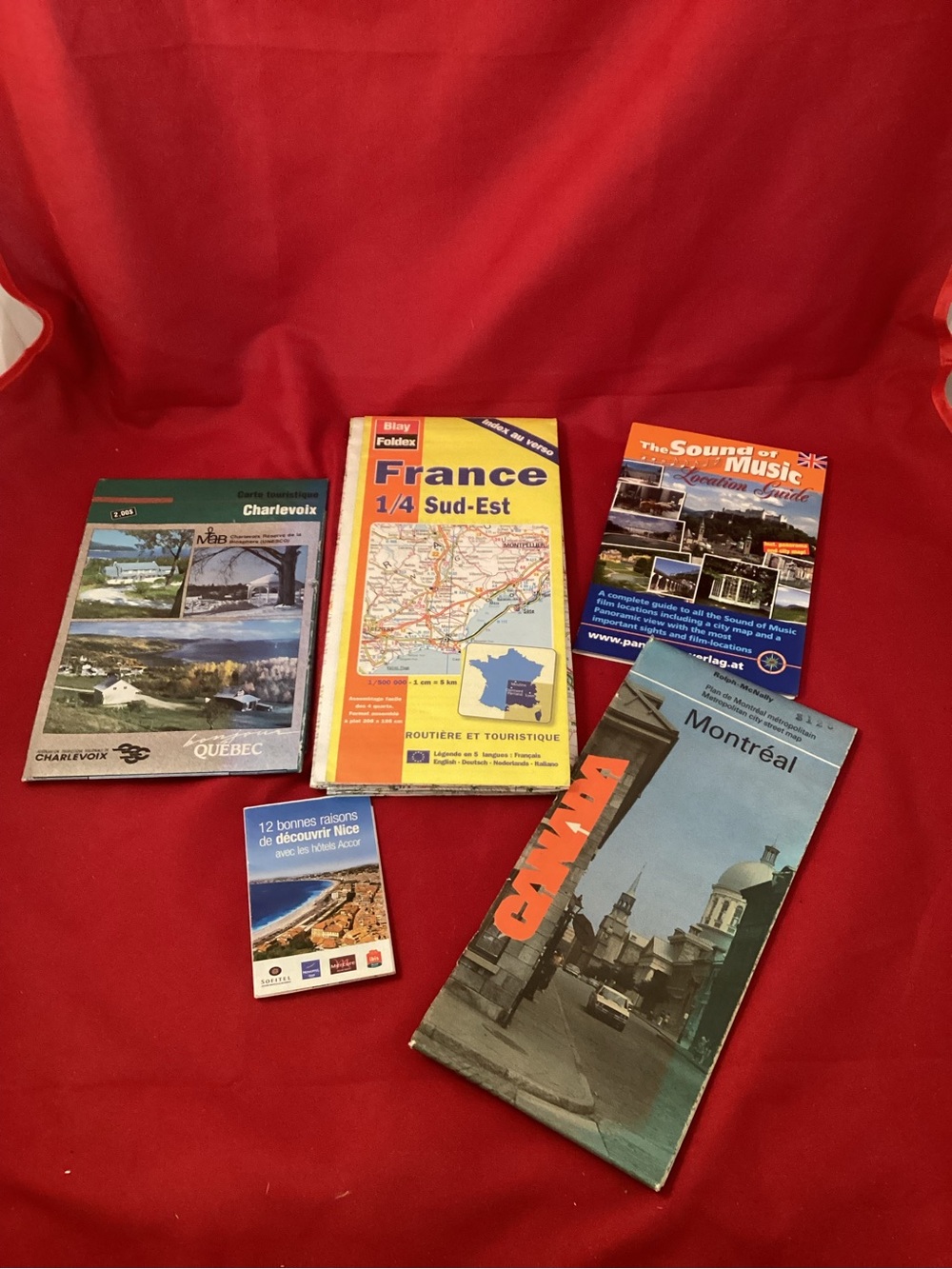 Assorted Travel Maps for junk journal